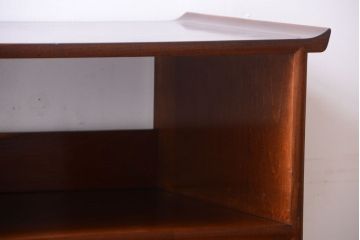 アンティーク家具　和製アンティーク　高級品!バール杢のトチ材製飾り棚