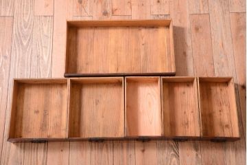 アンティーク家具　古民具・骨董　明治　味わい深いアンティーク帳場小箪笥