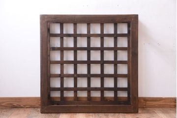 アンティーク家具　和製アンティーク　ガラス天板付き!古いこたつやぐらの座卓