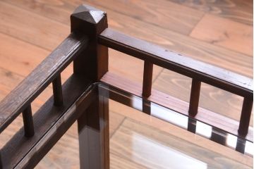 アンティーク家具　大正ロマン　古いたばこ屋のアンティークガラスケース(ショーケース)