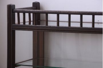 アンティーク家具　大正ロマン　古いたばこ屋のアンティークガラスケース(ショーケース)