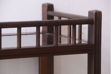 アンティーク家具　大正ロマン　古いたばこ屋のアンティークガラスケース(ショーケース)