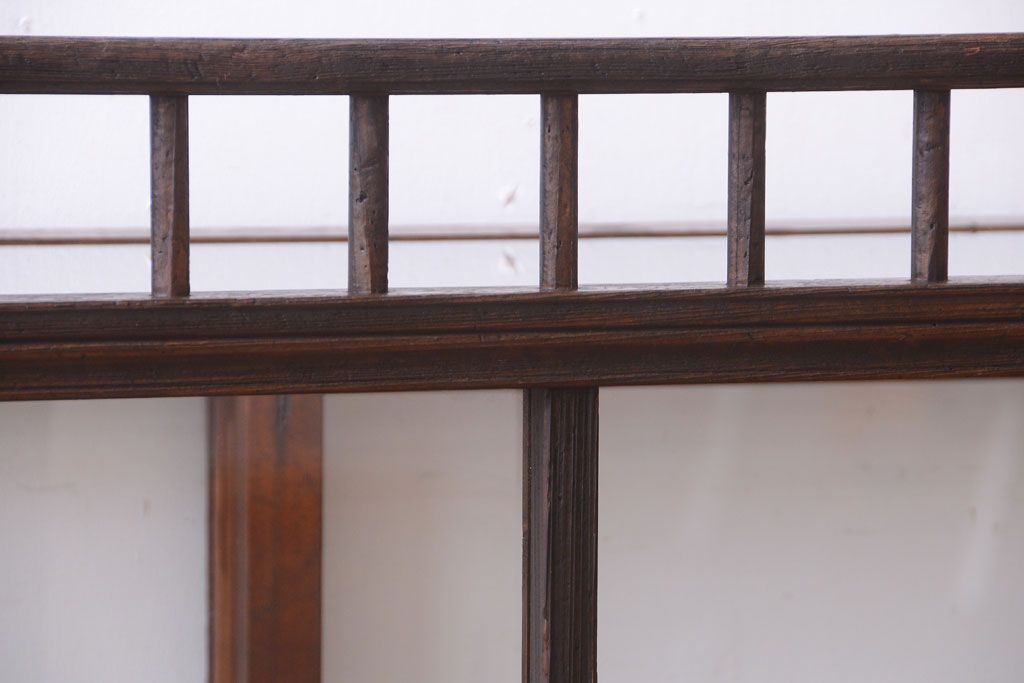 アンティーク家具　大正ロマン　古いたばこ屋のアンティークガラスケース(ショーケース)