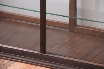 アンティーク家具　大正ロマン　古いたばこ屋のアンティークガラスケース(ショーケース)