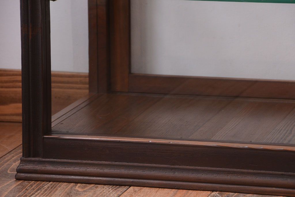 アンティーク家具　大正ロマン　古いたばこ屋のアンティークガラスケース(ショーケース)