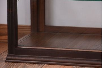 アンティーク家具　大正ロマン　古いたばこ屋のアンティークガラスケース(ショーケース)