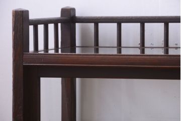 アンティーク家具　大正ロマン　古いたばこ屋のアンティークガラスケース(ショーケース)