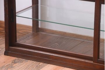 アンティーク家具　大正ロマン　古いたばこ屋のアンティークガラスケース(ショーケース)
