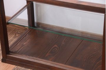 アンティーク家具　大正ロマン　古いたばこ屋のアンティークガラスケース(ショーケース)