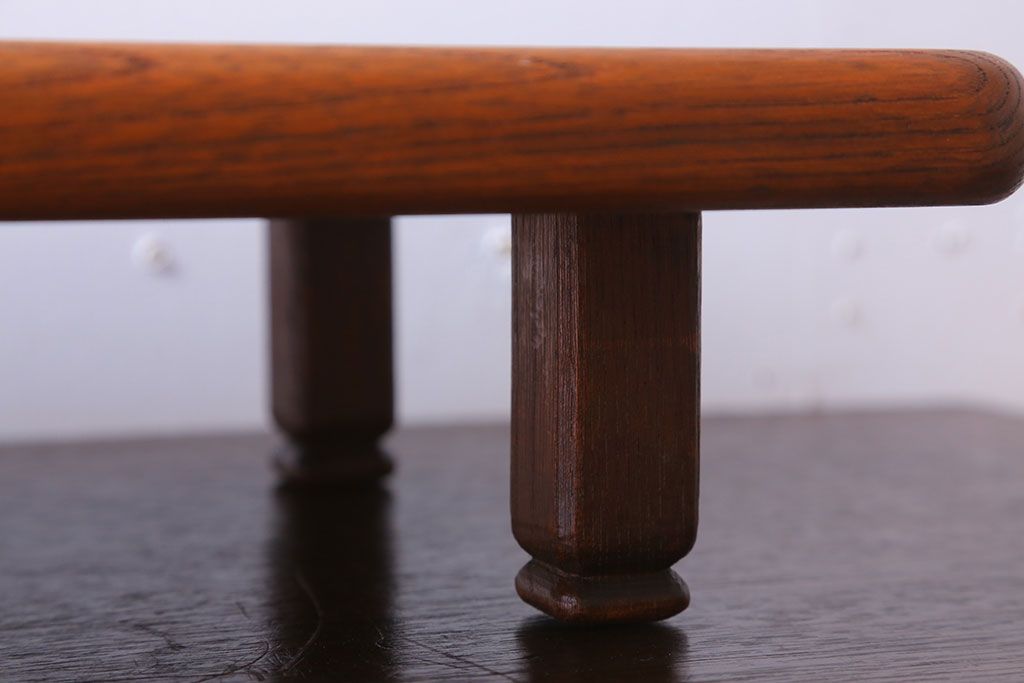 アンティーク雑貨　和製アンティーク　総欅!シンプルな古い花台(飾り台)