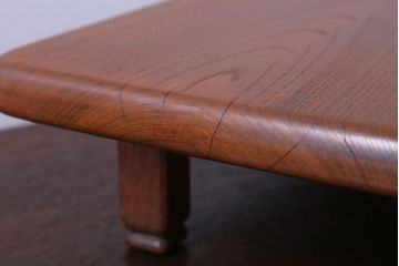 アンティーク雑貨　和製アンティーク　総欅!シンプルな古い花台(飾り台)