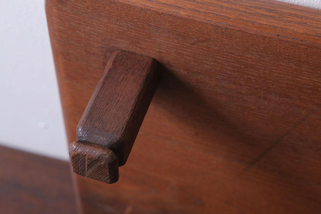 アンティーク雑貨　和製アンティーク　総欅!シンプルな古い花台(飾り台)