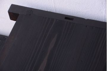 アンティーク家具　六尺　和製アンティーク　大正　引き出し付きの古い2段重ね飾り棚(水屋箪笥)