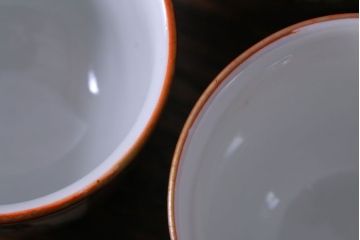 古民具・骨董　明治〜大正　九谷　上品な猪口(酒器)5客セット(1)