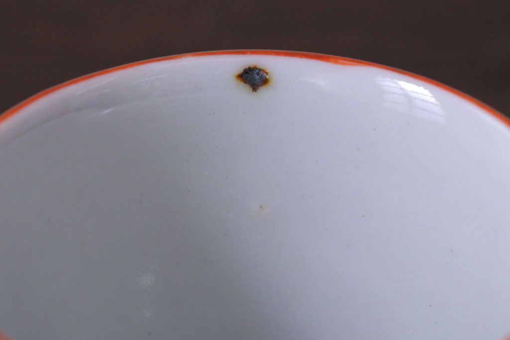 古民具・骨董　明治〜大正　九谷　上品な猪口(酒器)5客セット(1)