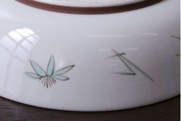 アンティーク雑貨　古民具・骨董　明治〜大正　九谷色絵なます皿5客セット