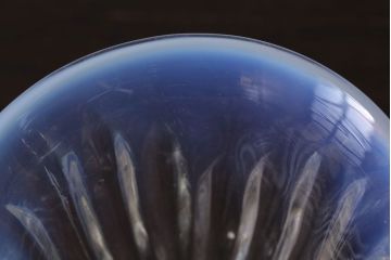 アンティーク雑貨　昭和レトロ　古いガラスの氷コップ2個セット