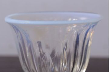 アンティーク雑貨　昭和レトロ　古いガラスの氷コップ2個セット