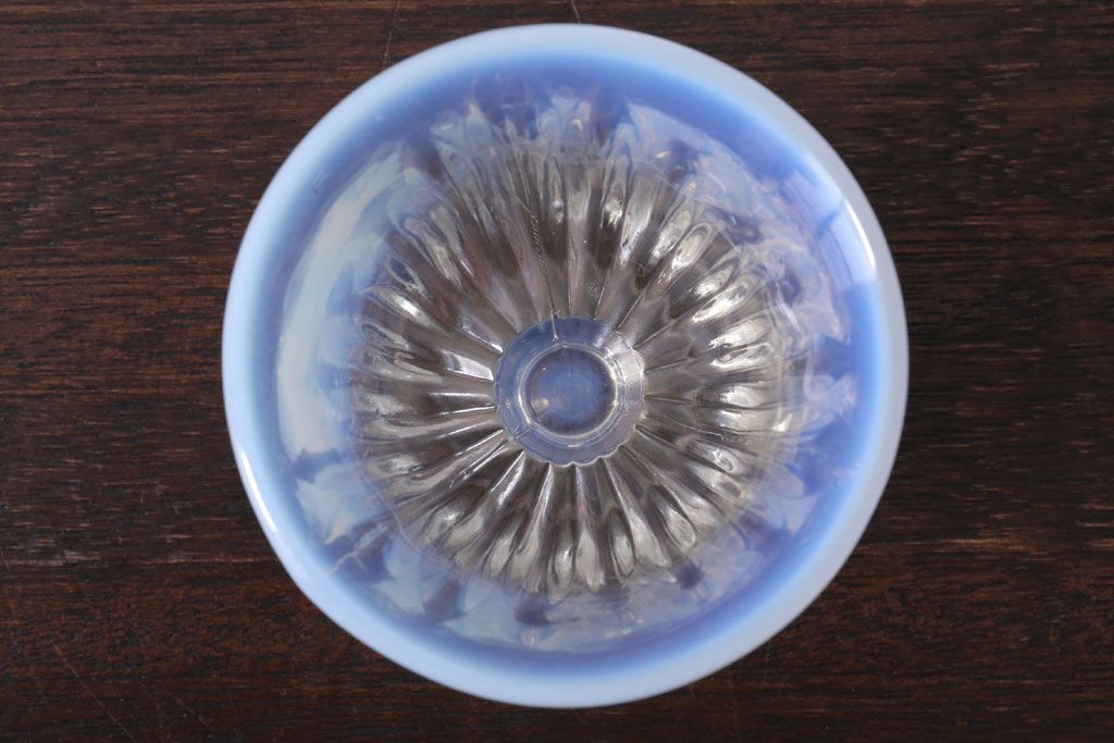 アンティーク雑貨　昭和レトロ　古いガラスの氷コップ2個セット