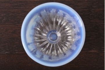 アンティーク雑貨　昭和レトロ　古いガラスの氷コップ2個セット