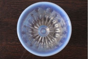 アンティーク雑貨　昭和レトロ　古いガラスの氷コップ2個セット