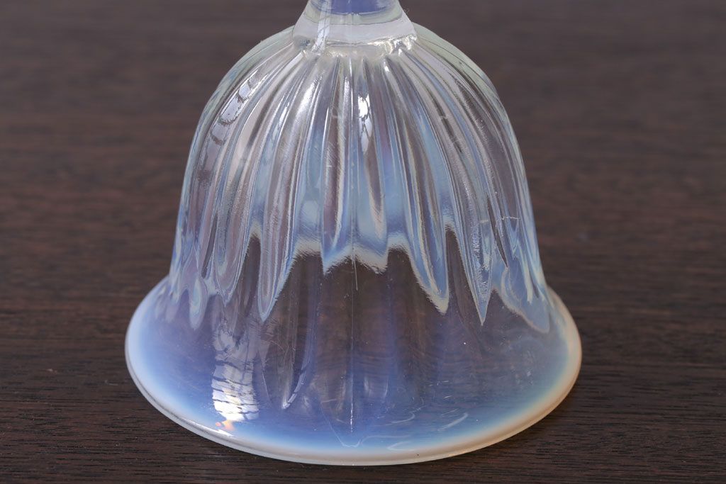 アンティーク雑貨　昭和レトロ　古いガラスの氷コップ2個セット