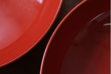 アンティーク雑貨　和製アンティーク　昭和十四年　輪島朱塗　桐蒔絵の木製椀10客(2)