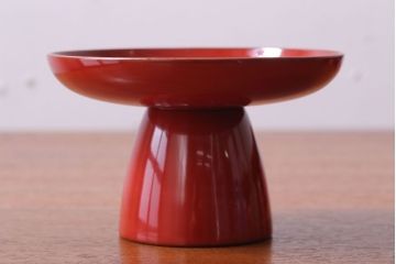 アンティーク雑貨　和製アンティーク　昭和十四年　輪島朱塗　桐蒔絵の木製香台10客セット