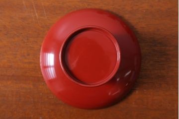 アンティーク雑貨　和製アンティーク　昭和十四年　輪島朱塗　桐蒔絵の木製香台10客セット