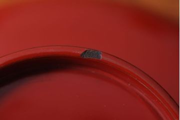 アンティーク雑貨　和製アンティーク　昭和十四年　輪島朱塗　桐蒔絵の木製香台10客セット