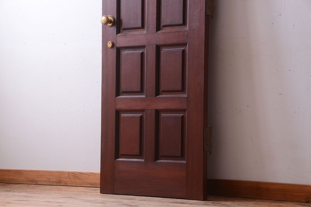 中古　無垢チーク材製!お屋敷の高級ドア(1)