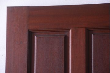 中古　無垢チーク材製!お屋敷の高級ドア(1)