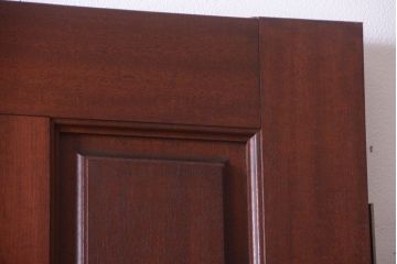 中古　無垢チーク材製!お屋敷の高級ドア(1)