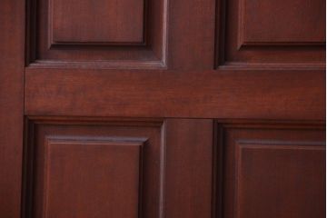 中古　無垢チーク材製!お屋敷の高級ドア(1)