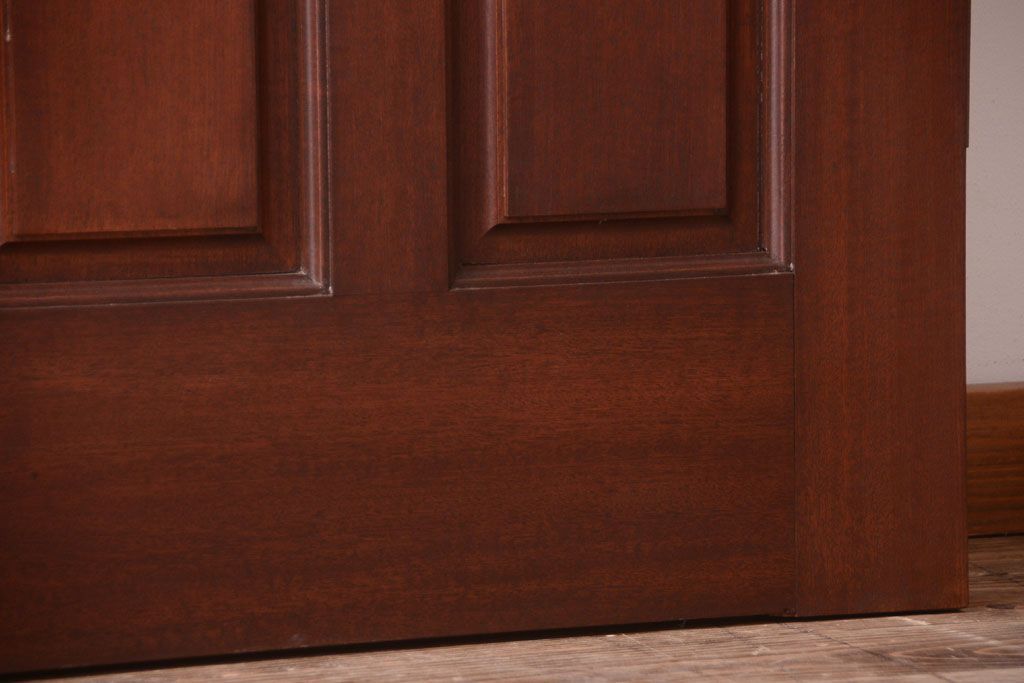 中古　無垢チーク材製!お屋敷の高級ドア(1)