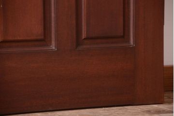 中古　無垢チーク材製!お屋敷の高級ドア(1)