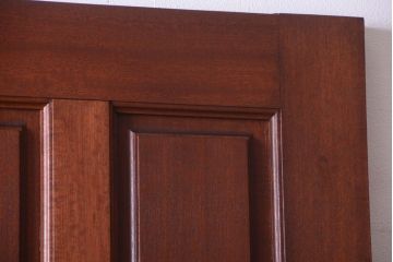 中古　無垢チーク材製!お屋敷の高級ドア(1)