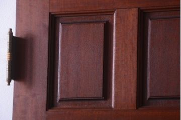 中古　無垢チーク材製!お屋敷の高級ドア(1)