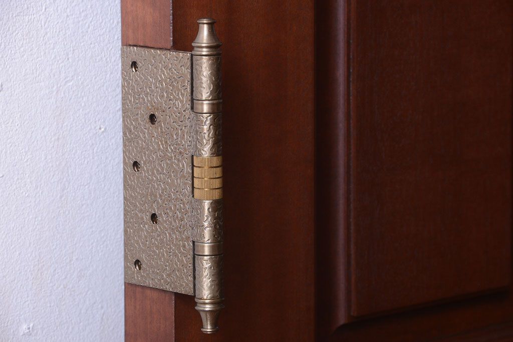 中古　無垢チーク材製!お屋敷の高級ドア(1)