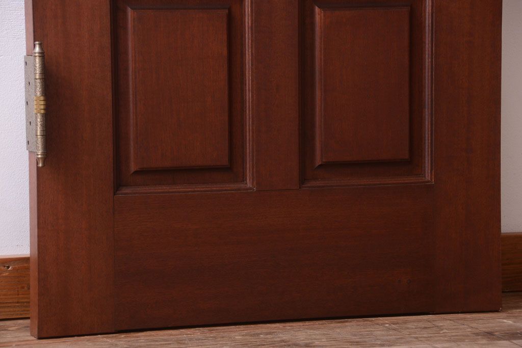 中古　無垢チーク材製!お屋敷の高級ドア(1)