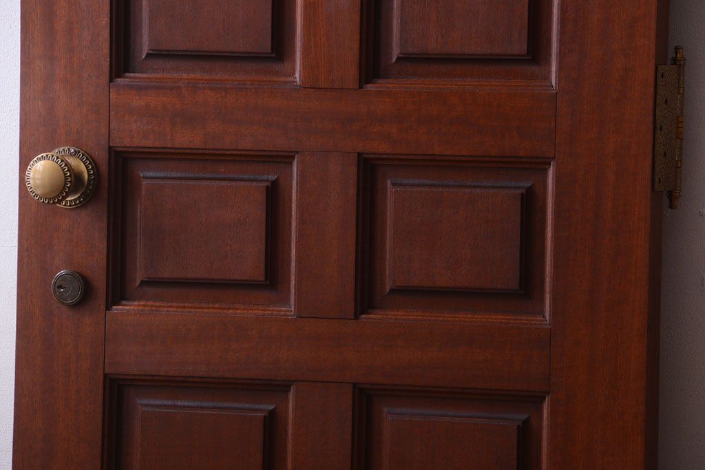 【O様ご成約分】中古　無垢チーク材製!お屋敷の高級ドア(2)