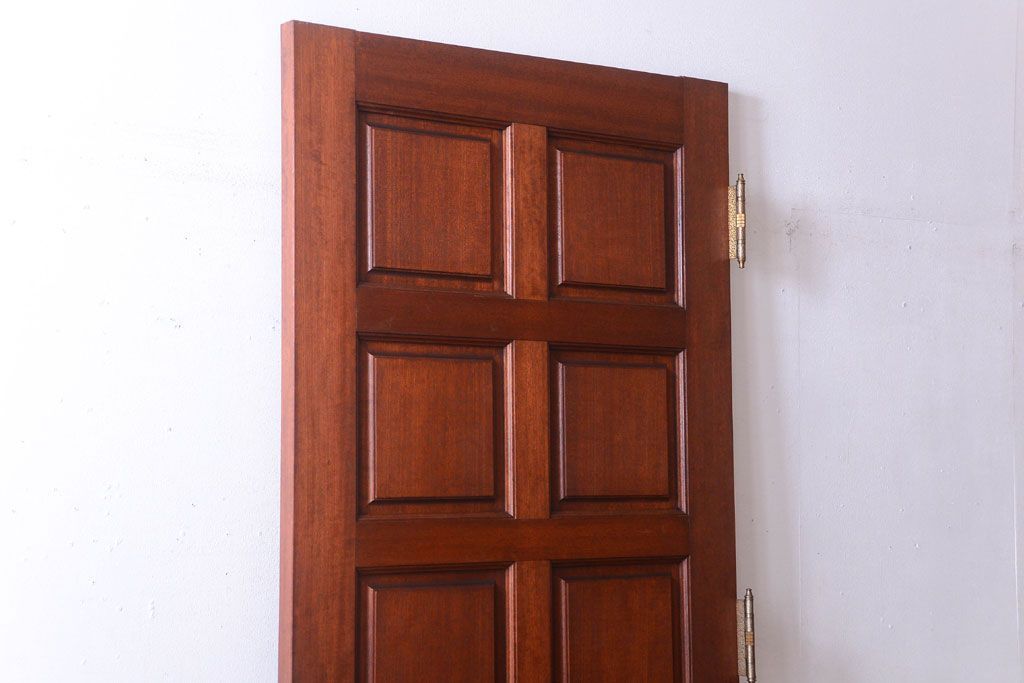 中古　高級品　無垢チーク材製!お屋敷のドア(1)