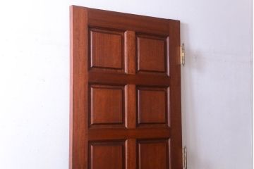 中古　高級品　無垢チーク材製!お屋敷のドア(1)