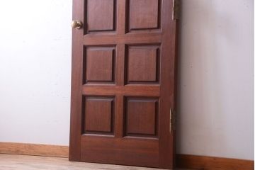 中古　高級品　無垢チーク材製!お屋敷のドア(1)