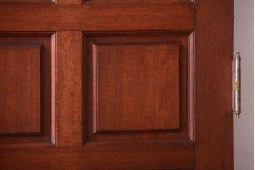 中古　高級品　無垢チーク材製!お屋敷のドア(1)