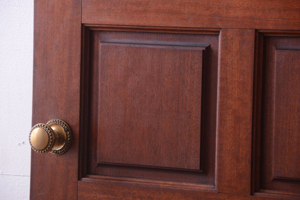 中古　高級品　無垢チーク材製!お屋敷のドア(1)