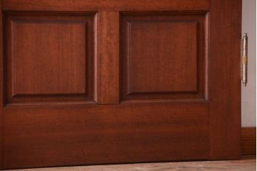 中古　高級品　無垢チーク材製!お屋敷のドア(1)