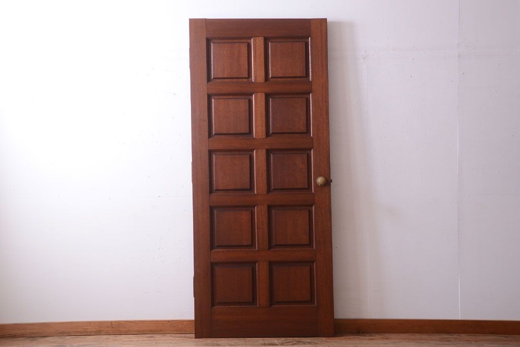 中古　高級品　無垢チーク材製!お屋敷のドア(1)