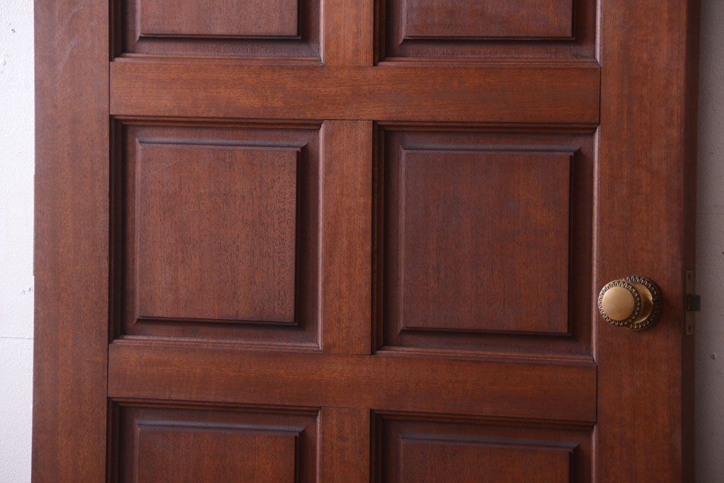 中古　高級品　無垢チーク材製!お屋敷のドア(1)