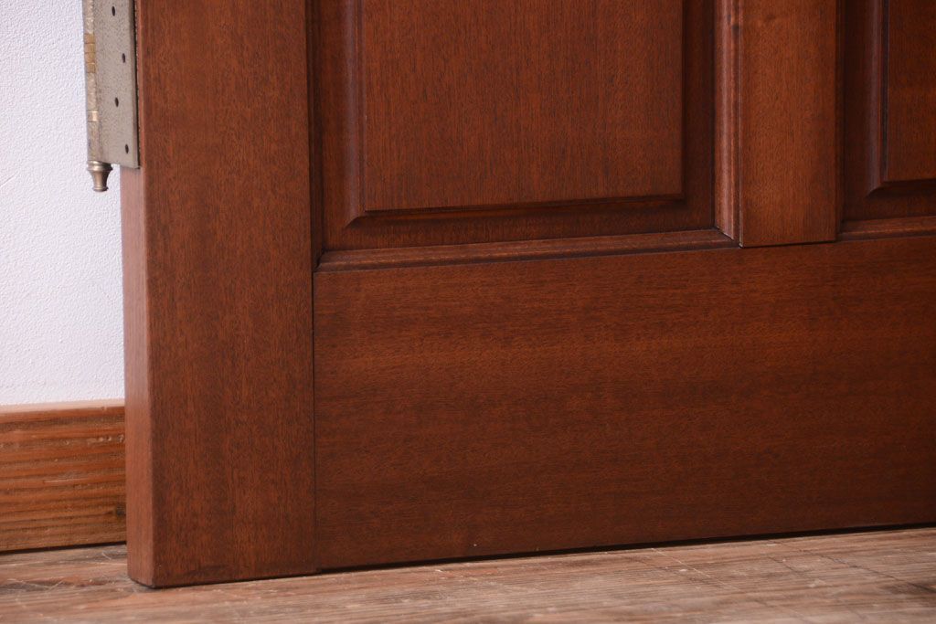 中古　高級品　無垢チーク材製!お屋敷のドア(1)